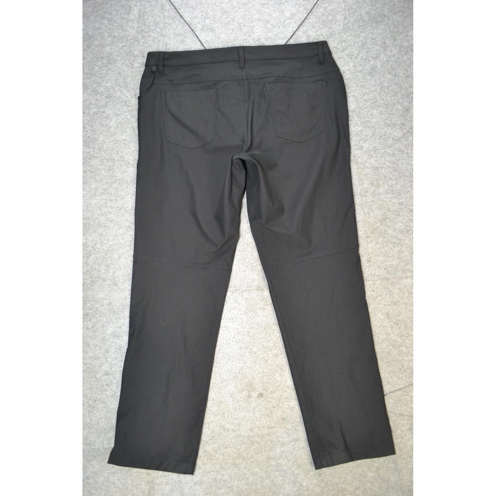 Lululemon Pants Mens 38x31 Black ABC Classic 5 Pocket Stretch Casual Golf Travel - Picture 6 of 16